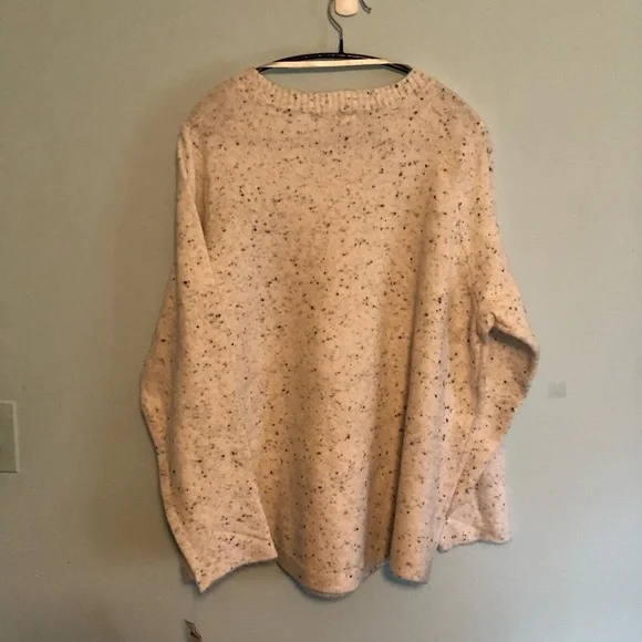 Karen Scott Women's Plus Size Sequin Reindeer Sweater Gray Multi Size 2X, NWT - Picture 4 of 6